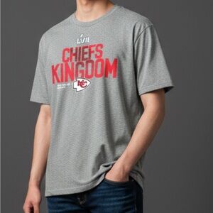 The Nike Tee Dri-Fit Men's Gray Chiefs Kingdom Tee